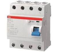 ABB Interrupteur différentiel à courant résiduel A F204A-63/0,03 4 pôles 63 A 0,03 A 230 V