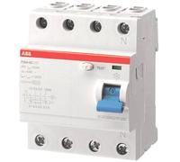 ABB 2CSF204123R1630 F204A-63/0,03L Interrupteur différentiel A 4 pôles 63 A 0.03 A 230 V