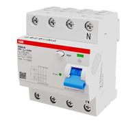 ABB Stotz S&J Disjoncteur différentiel typeB 4P 25A,30mA,3kA,4TE F204B-25/0,03-4TE (2CSF204568R1250)