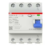 ABB ABB Stotz S&J Interrupteur différentiel FI pro M Compact F204AS-63/0,3 Quantité:1