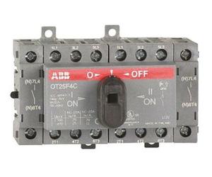 ABB de Entrelec ot25 F4 C - Interrupteur Switch ot25 F4 Contacts Montage sur Profil DIN