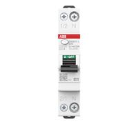 ABB Disjoncteur Différentiel Magnétothermique Slim 1P+N C16-1 Module 4,5 kA 30 mA AC Courbe C