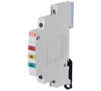 ABB E219-3CDE - Voyant lumineux à LED - triple, 230 - 415 V c.a., rouge + jaune