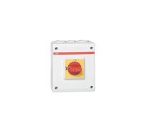 Abb -entrelec otp32ba3m - Interrupteur boîte 3 pôles otp32ba3 modules télécommande rouge jaune