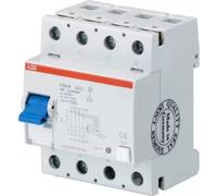 ABB F204B-125/0,3L Disjoncteur différentiel 4P, détection tous courants, 125A, 300mA, N gauche 2CSF204523R3950