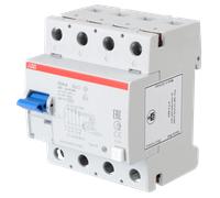ABB F204B-4003 - Disjoncteur différentiel - 4 broches, 40 A/30 mA, type B