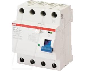 ABB F204B-6305 - Interrupteur de protection de courant différentiel, type B, 63 A