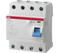 ABB Interrupteur différentiel ABB 4 pôles, 25 A 0,03