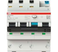 ABB Interrupteur FI/LS DSX203NCA-C16/0.03 6kA 3P+N A C 16 30mA (2CSR256192R1164)