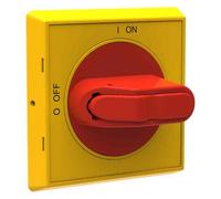 ABB Manipulation 1SCA105296R1001 - sélecteur, pour disjoncteur, IP65, rouge /...