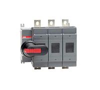 ABB OS250B03P Fusible de commutation à l'avant, 3 pôles, norme britannique, B1-B3, poignée et arbre inclus (ABBOS250B03P)