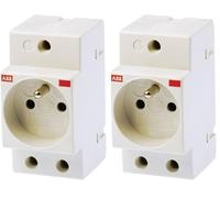 ABB - Prise modulaire 2P+T M1174 (Lot de 2)