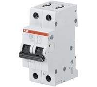 Abb S200 Mcb 1P+N 2A B-Courbe 6Ka Disjoncteur - 2Cds251103R0025