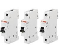 ABB S201-B10 Disjoncteur 10A (Import Allemagne) (Lot de 3)