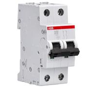 ABB Disjoncteur S202-B10 2 pôles 10 A 6 kA (2CDS252001R0105)