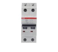 ABB Disjoncteur miniature 2 pôles S202-C63 type C 63 A 6/10 kA (2CDS252001R0634)