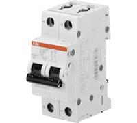 ABB S202M-C2UC Disjoncteur à caractéristique C, 10 kA, 2 A, 2 pôles 2CDS272061R0024