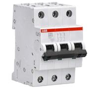 ABB S203 B63 Interrupteur automatique 6KA 3P Blanc