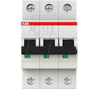 ABB S203M-B25 - Disjoncteur, Char. B, 25 A, 3 pôles