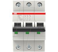 ABB S203M-C8 - Disjoncteur, Char. C, 8 A, 3 pôles