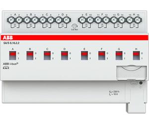 ABB Schaltaktor, 8 voies, 16 A REG, 1 pièce.