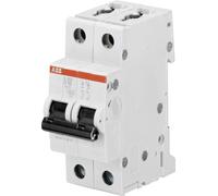 ABB STOTZ-KONTAKT ABB S202-B6 Stromunterbrecher Disjoncteur miniature type B 2 2 Modul(e) (2CDS252001R0065)