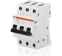 ABB S203M-C10 - Disjoncteur, Char. C, 10 A, 3 pôles