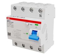ABB Stotz S&J Disjoncteur différentiel typeB 4P 25A,30mA,3kA,4TE F204B-25/0,03-4TE (2CSF204568R1250)