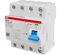 ABB Stotz S&J Disjoncteur différentiel typeB 4P 63A,30mA,3kA,4TE F204B-63/0,03-4TE (2CSF204568R1630)