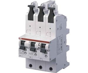 ABB Stotz S&J Disjoncteur principal avec adaptateur de rail S751/3-E25