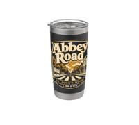 Abbey Road Street Scène à St. John's Wood Londres Angleterre Gobelet isotherme en acier inoxydable double paroi