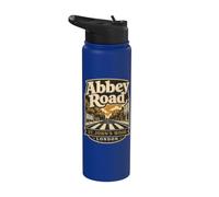 Abbey Road Street Scène à St. John's Wood Londres Angleterre Stainless Steel Insulated Water Bottle