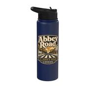Abbey Road Street Scène à St. John's Wood Londres Angleterre Stainless Steel Insulated Water Bottle