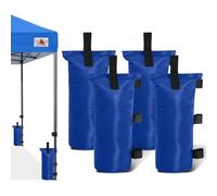 ABCCANOPY Lot de 4 Sacs de lestage de qualité Industrielle pour tonnelle de 38,1 kg, Bleu