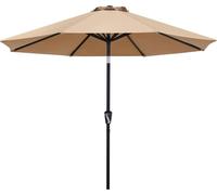 ABCCANOPY Parasol 230 cm imperméable UPF 50+ parasol de plage stable Kaki