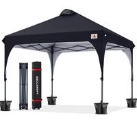 ABCCANOPY Pavillon Pop-Up 3x3M étanche avec sac de transport à roulettes