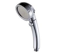 Abcsea 1 Pcs pommeau de douche de salle de bain, ABS Pommeau de Douche Haute Pression, Pommeau de Douche Economie Deau, Argent