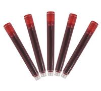 Abcsea Cartouches D'encre De Taille Internationale De 30 Pcs Pour S'adapter Aux Stylos-plumes - rouge