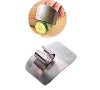 Abcsea Garde De Doigt Découpant Le Protecteur De Coupe, Garde De Doigt D'acier Inoxydable Et Protecteur Découpant L'outil De Cuisine Pour Protéger Vos Doigts, 1PCS (argent)