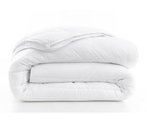 Abeil - Couette 4 Saisons Modulable - 2 Couettes Reliables par Attaches, 300g/m² et 200g/m² - Garnissage et Enveloppe 100% Polyester - Certifiée Oeko-Tex, Fabriquée en France - 200 x 200 cm