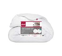 Abeil - Couette Tempérée Double Face - Anti-Acariens & Effet Fraîcheur - Idéale en Été - Enveloppe Microfibre Douce - Garnissage Polyester 300g/m² - Lavable en Machine - Certifiée Oeko-Tex - 200x200cm
