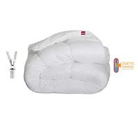 Abeil Couette Zip & Wash tempérée 220 x 240 cm, fabriquée en France, Blanche