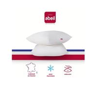 Abeil Lot de 2 Oreillers Aerelle Cool Night 60 x 60 cm Blanc - Oreiller Rafraîchissant pour Nuits Fraîches