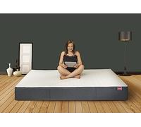 Abeil - Matelas en Mousse XXL Double Sensation - Large Epaisseur 30cm - 1 Face Moyen H2, 1 Face Ferme H3 - Housse Ultra Douce, Amovible & Lavable en Machine - Certifié Oeko-Tex - Blanc, 140 x 190 cm