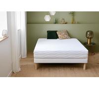 Abeil - Matelas Premium XXL à Mémoire de Forme - Haute Densité, Épaisseur 25cm - Housse Amovible & Lavable en Machine - Certifié Oeko-Tex - Blanc, 90 x 200 cm