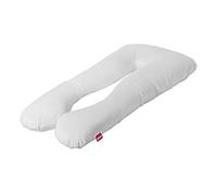Abeil Oreiller Multi-Positions de Grossesse, Percale de Coton, Blanc, 140 x 75 x 20 cm