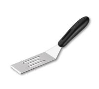 Abeillo Mini spatule en acier inoxydable, spatule à biscuits fendue, petite spatule en métal pour la cuisine, le retournement et la pâtisserie, spatule plate en métal pour poêle en fonte