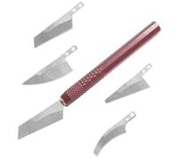 ABEST Mini scie à main Model Craft Tools avec 4 lames de scie DIY Craft Pieces Modélisme Hobby DIY Hacksaw Tool Kit pour couper à la main des pièces de modèles réduits