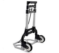 Abician Chariot de Transport à Main Réglable Diable Pliable Charge Max 75kg