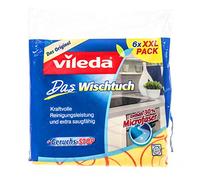 Abierta Fina Vileda 116361 Pick-Up Pores Lavette Multiusages Coton Multicolore 6 Pièces 13 x 13 x 3 cm